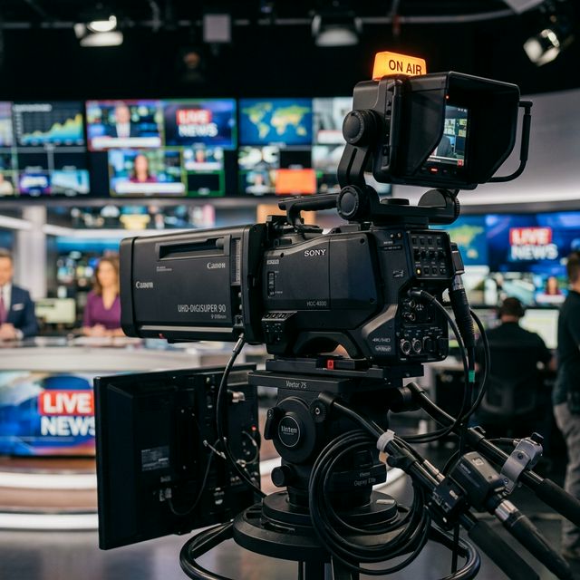 Broadcast News Studio